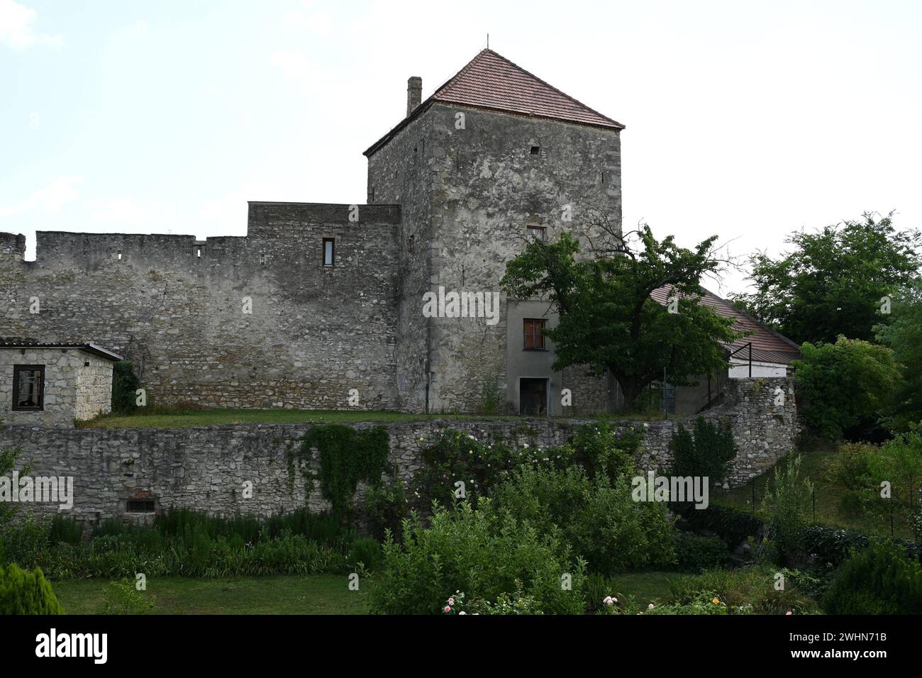 Fortificazione cittadina di Bruck an der Leitha, Austria Foto Stock