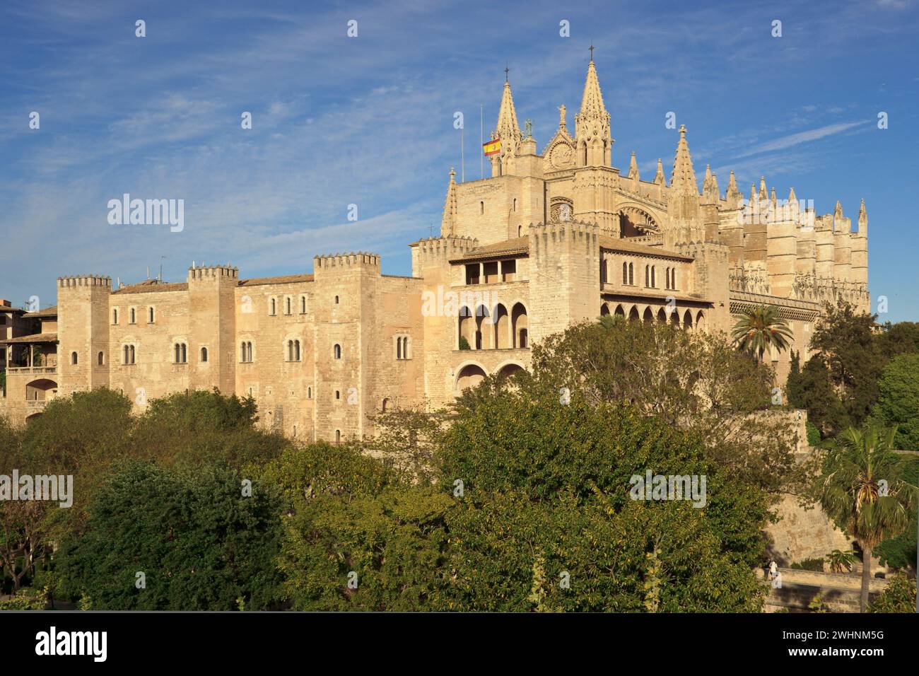 Catedral de Mallorca Foto Stock