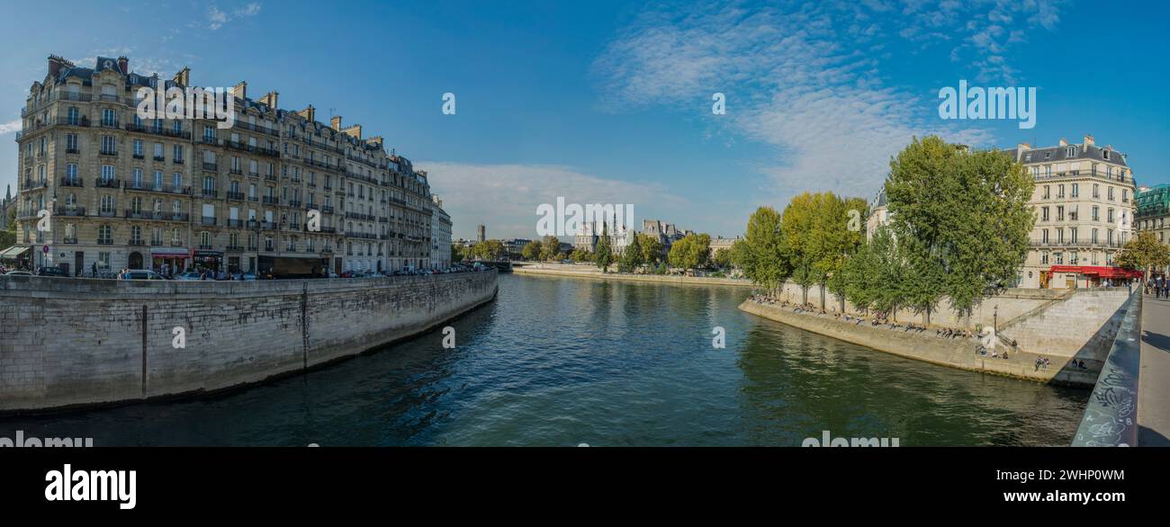 Vista sulle strade di Parigi Foto Stock