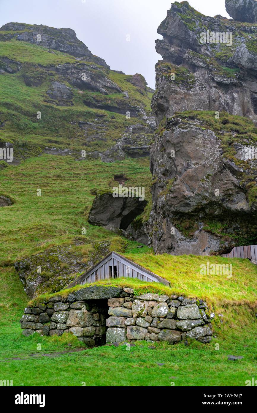 Spettacolare paesaggio selvaggio in Islanda Foto Stock