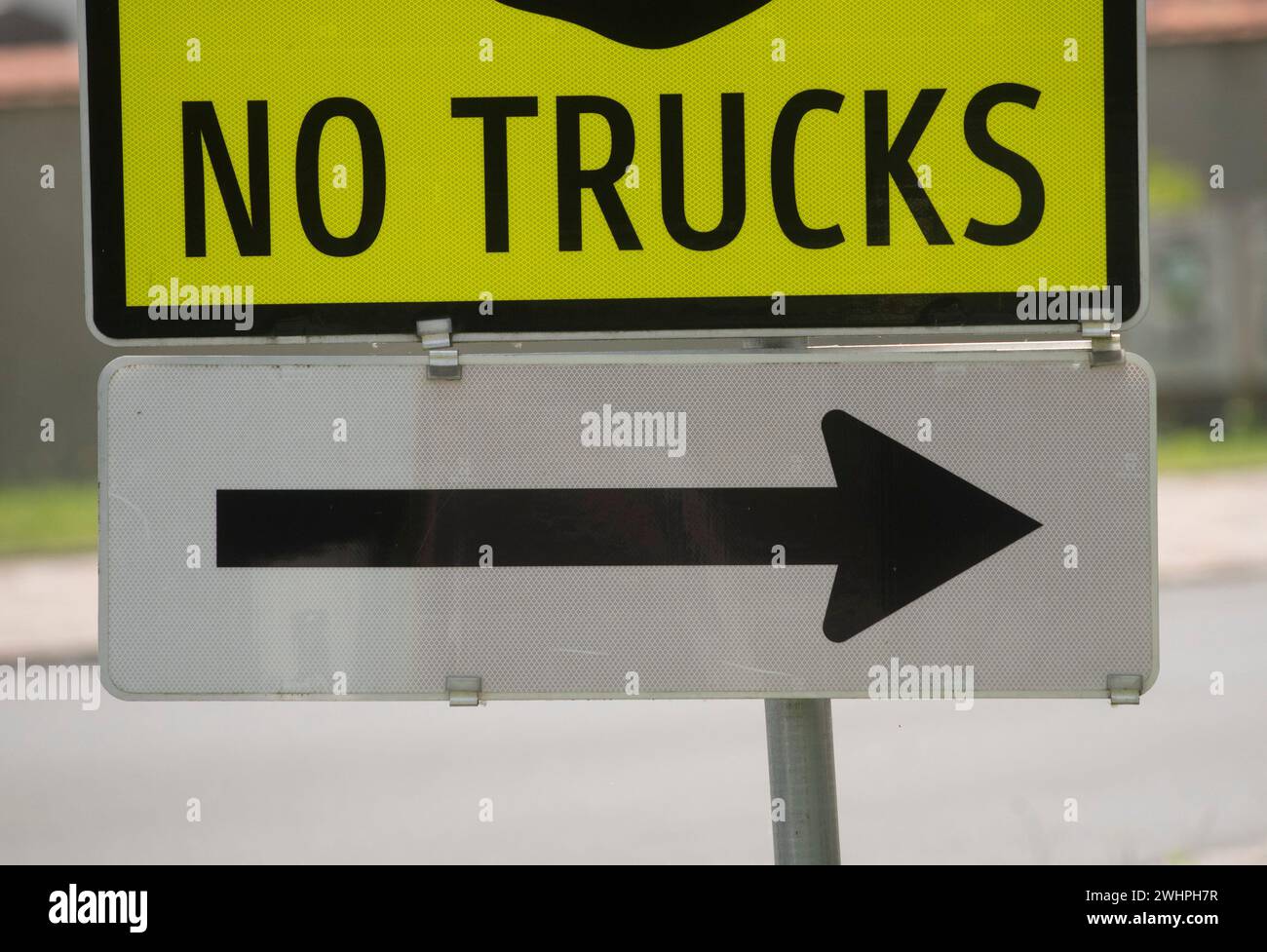 Sicurezza stradale nel trasporto su autocarro Foto Stock