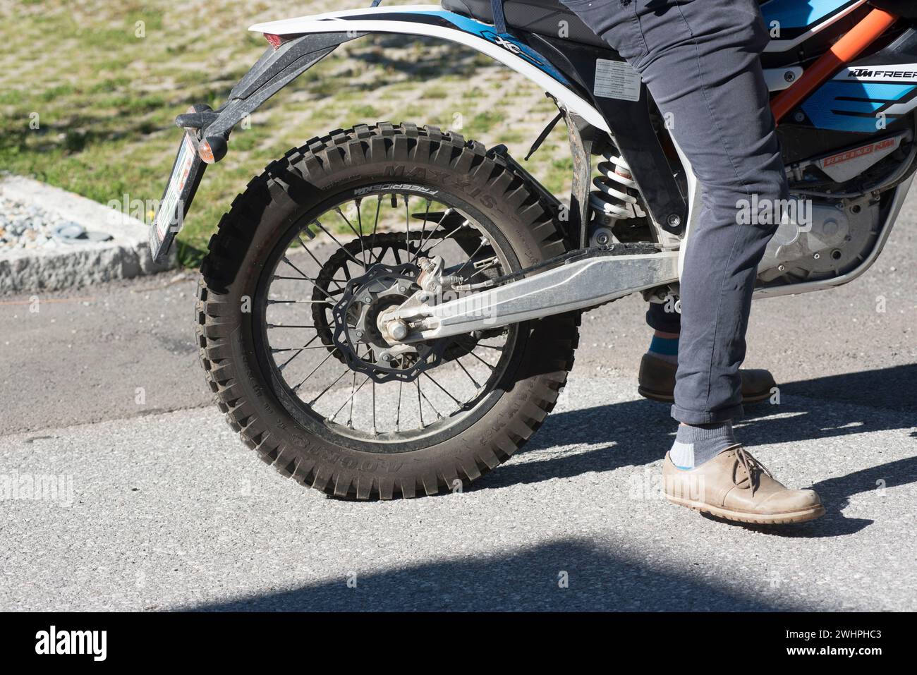 Le biciclette fuoristrada sono progettate per lo sporco Foto Stock