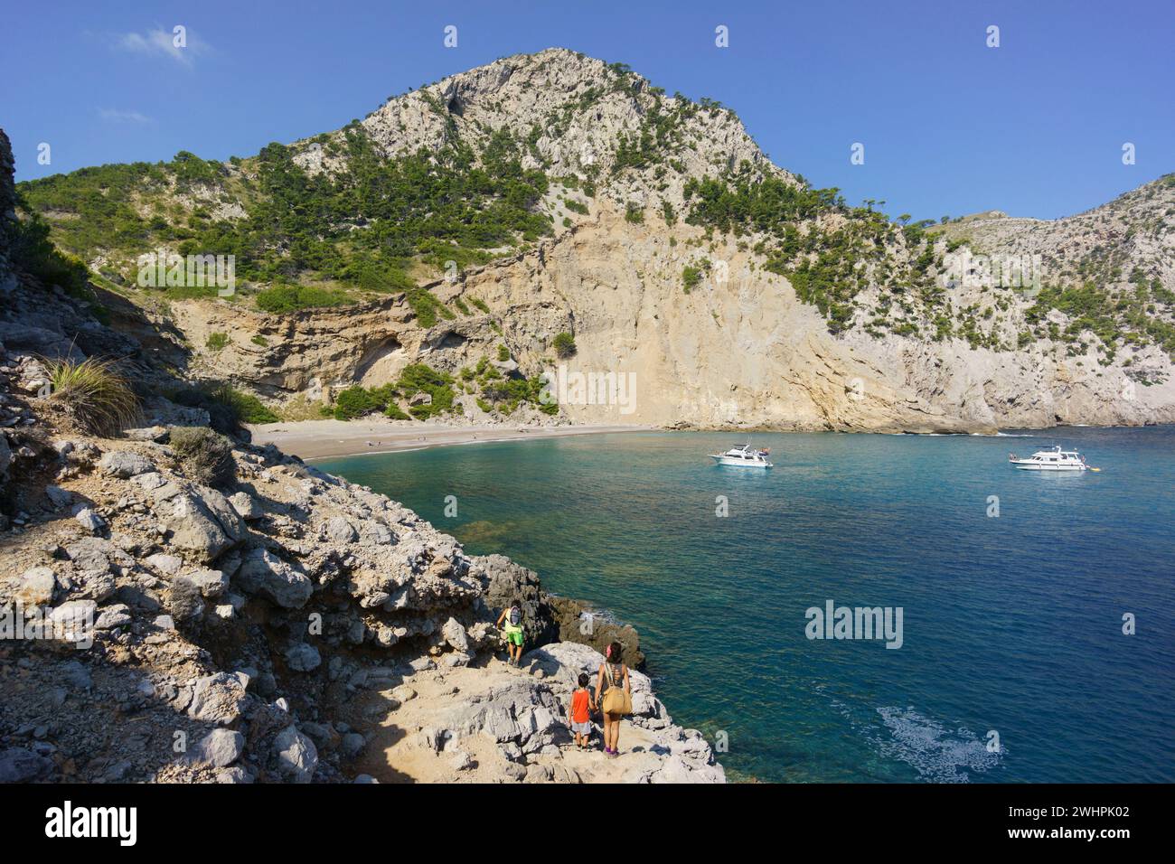 Playa de es Coll Baix Foto Stock