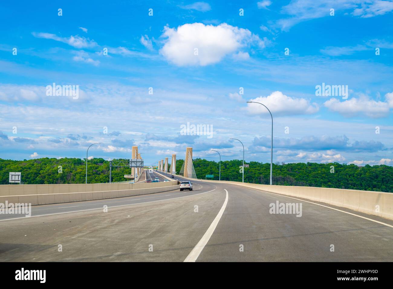 Lungo la strada che porta a Stillwater, Minnesota Foto Stock