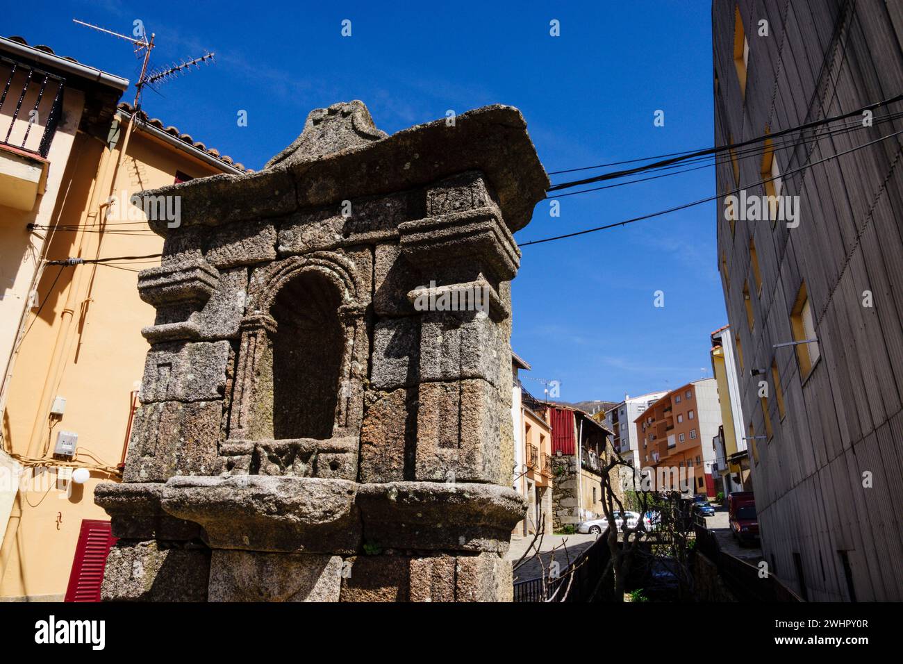 Pueblo de Tornavacas Foto Stock