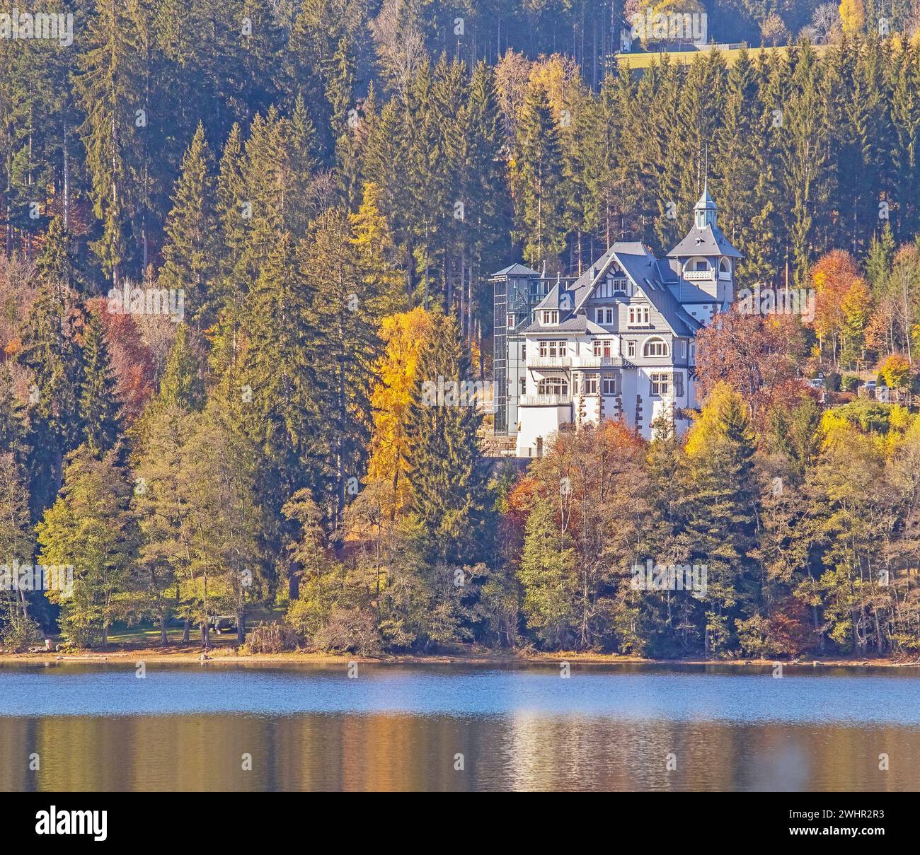 SchlÃ¶sschen am Titisee, Titisee-Neustadt, distretto di Breisgau-Hochschwarzwald Foto Stock