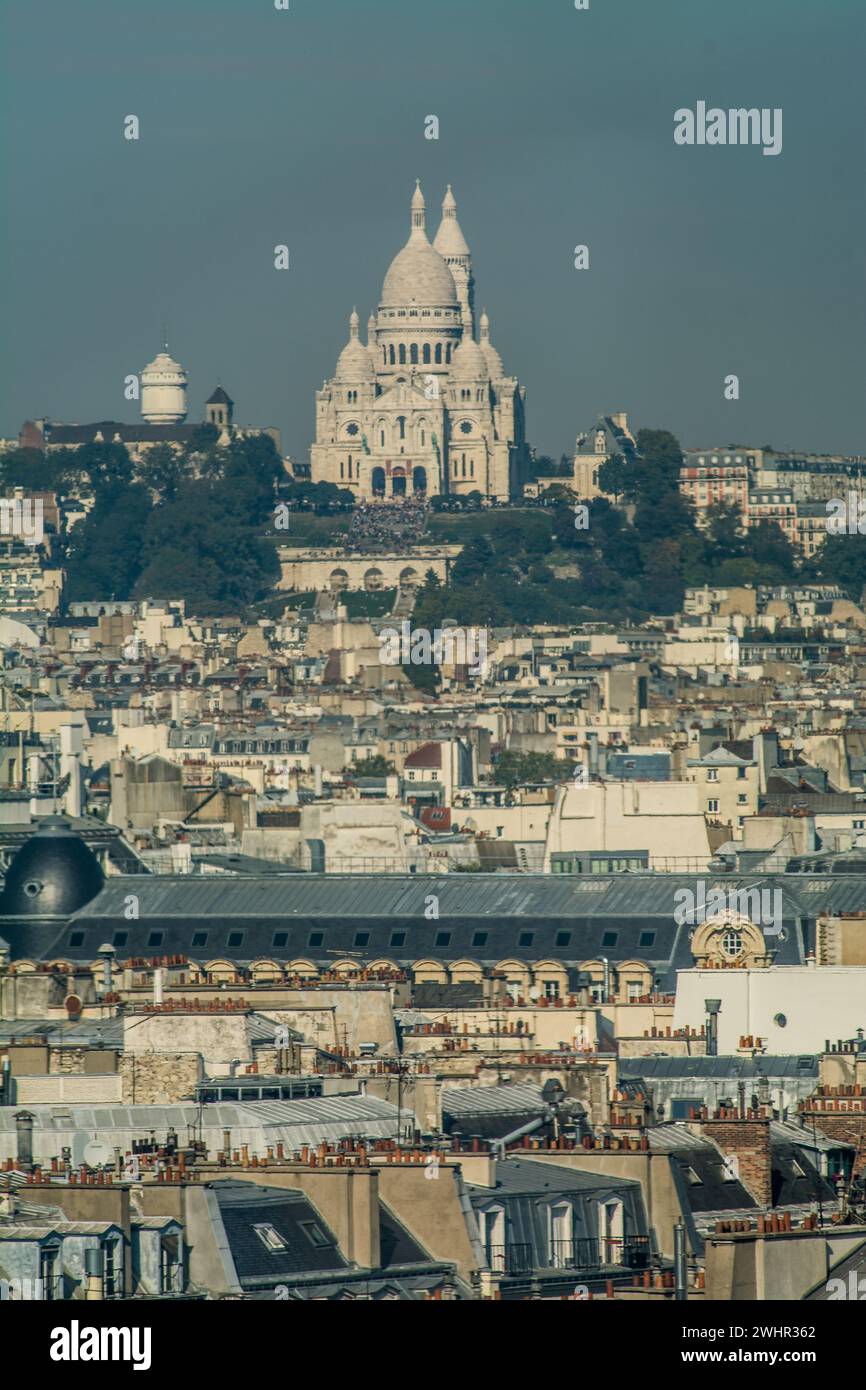 Vista generale dei quartieri di Parigi Foto Stock