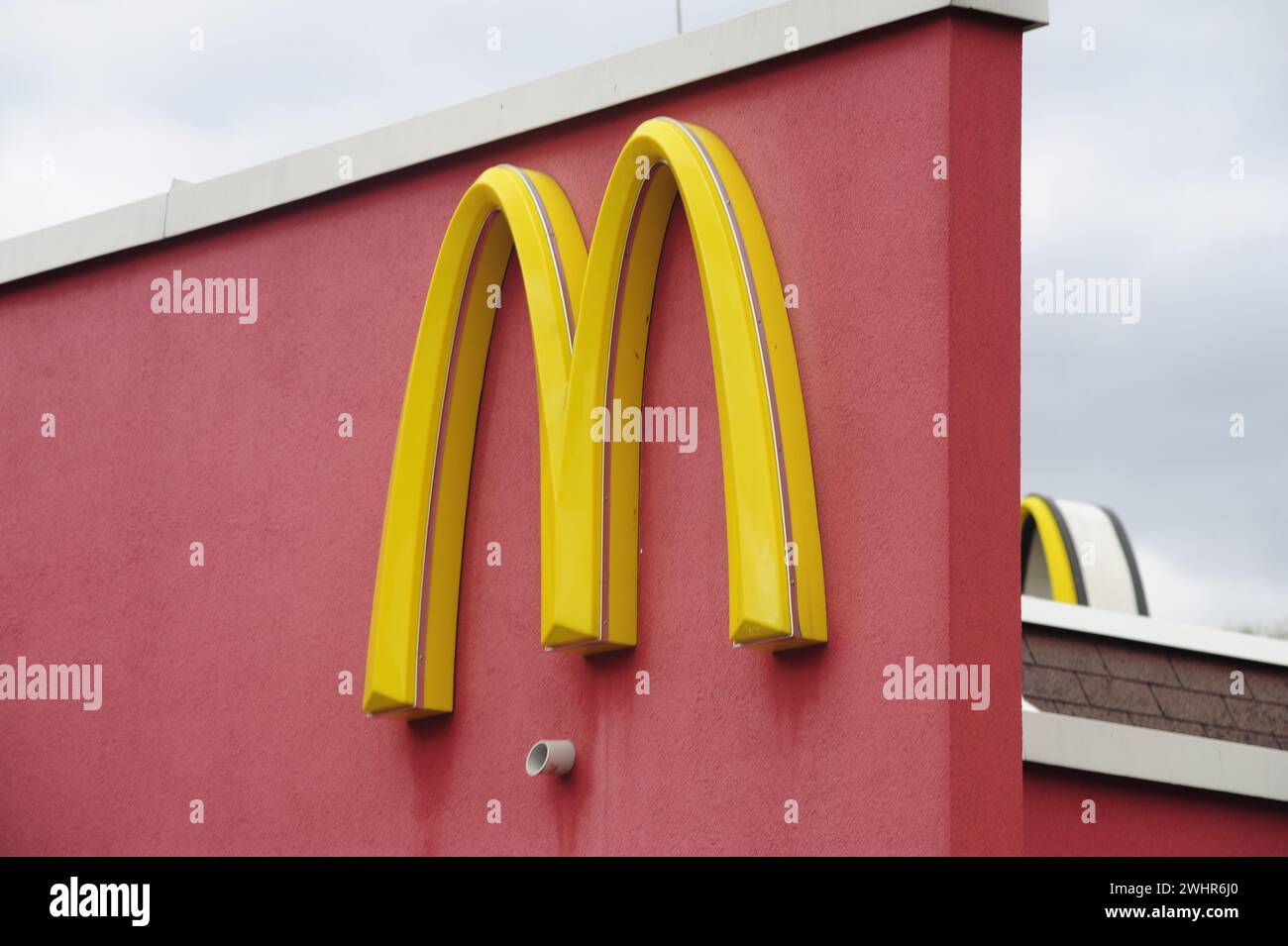 Il ristorante Mac Donalds è ovunque Foto Stock