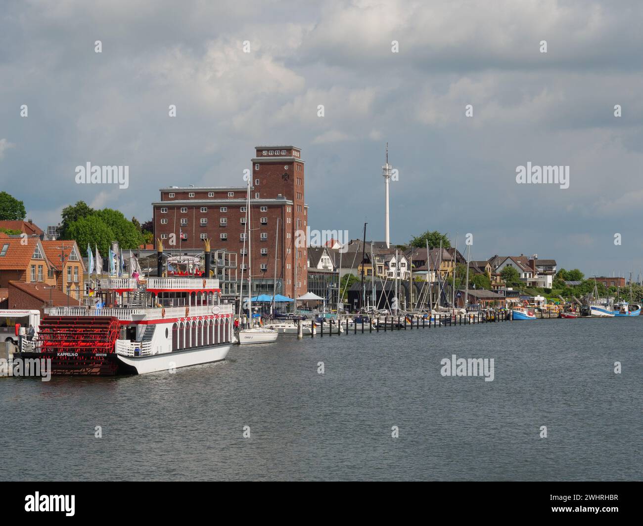 Kappeln al fiume schlei Foto Stock