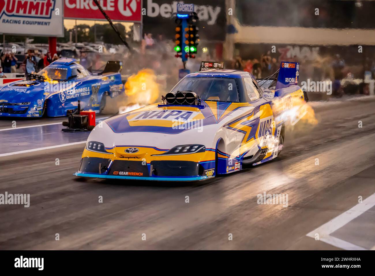 NHRA Funny Car Series: 22 settembre Betway Carolina Nationals Foto Stock