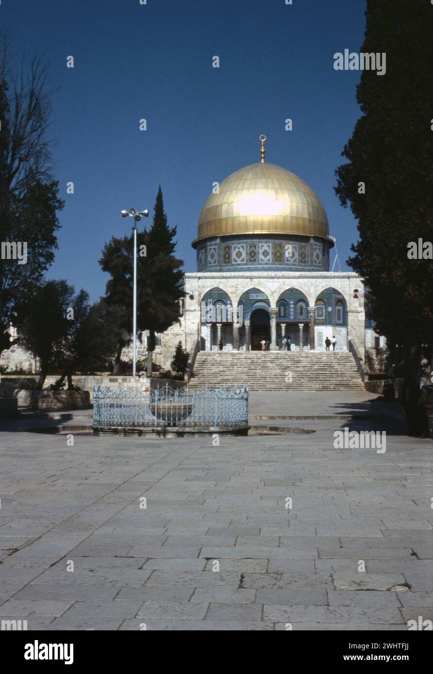 Moschea di Gerusalemme al-Aqsa anni '1970 - Gerusalemme al-Aqsa-Moschee 1970er Foto Stock