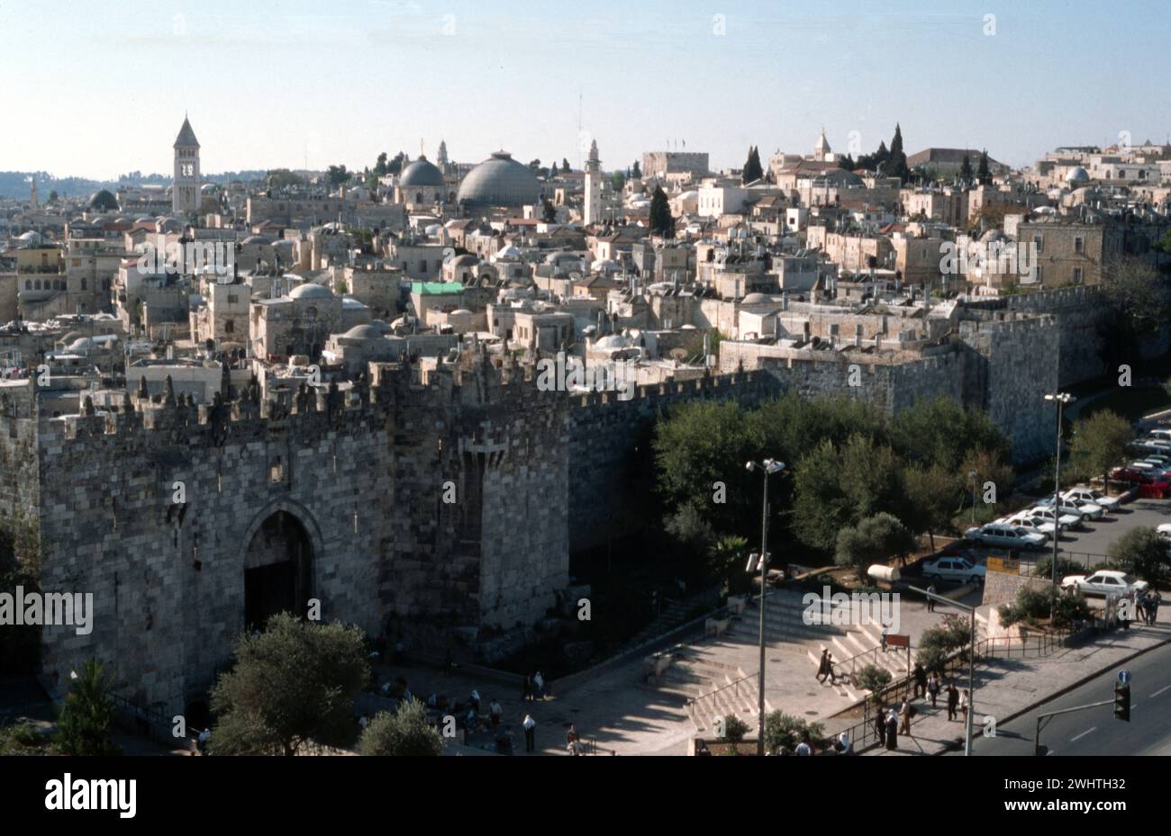 Gerusalemme, una città divisa del 1970 - Gerusalemme, eine geteilte Stadt 1970er Foto Stock