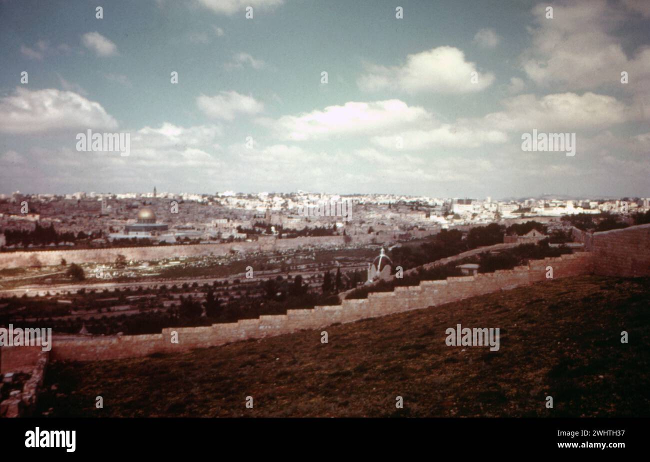 Gerusalemme, una città divisa del 1970 - Gerusalemme, eine geteilte Stadt 1970er Foto Stock