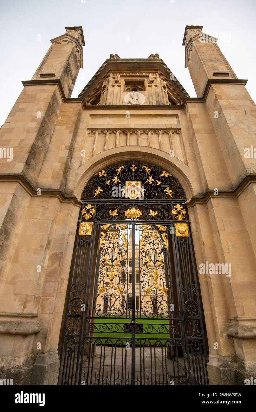 All Souls College, porta di Oxford Foto Stock