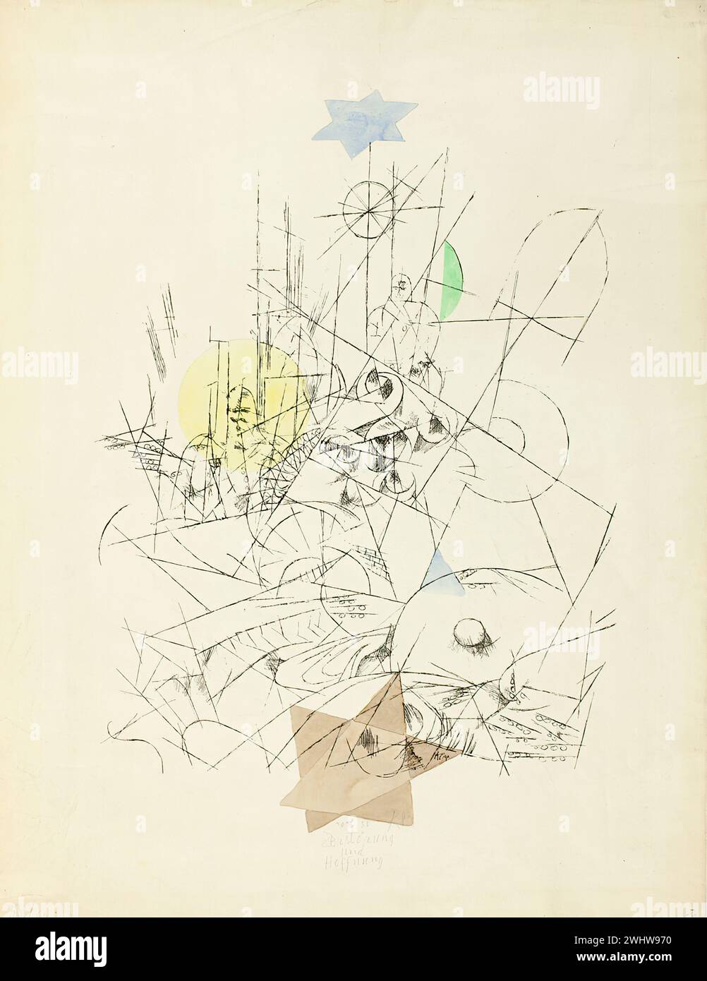 Paul Klee - distruzione et Espoir Foto Stock