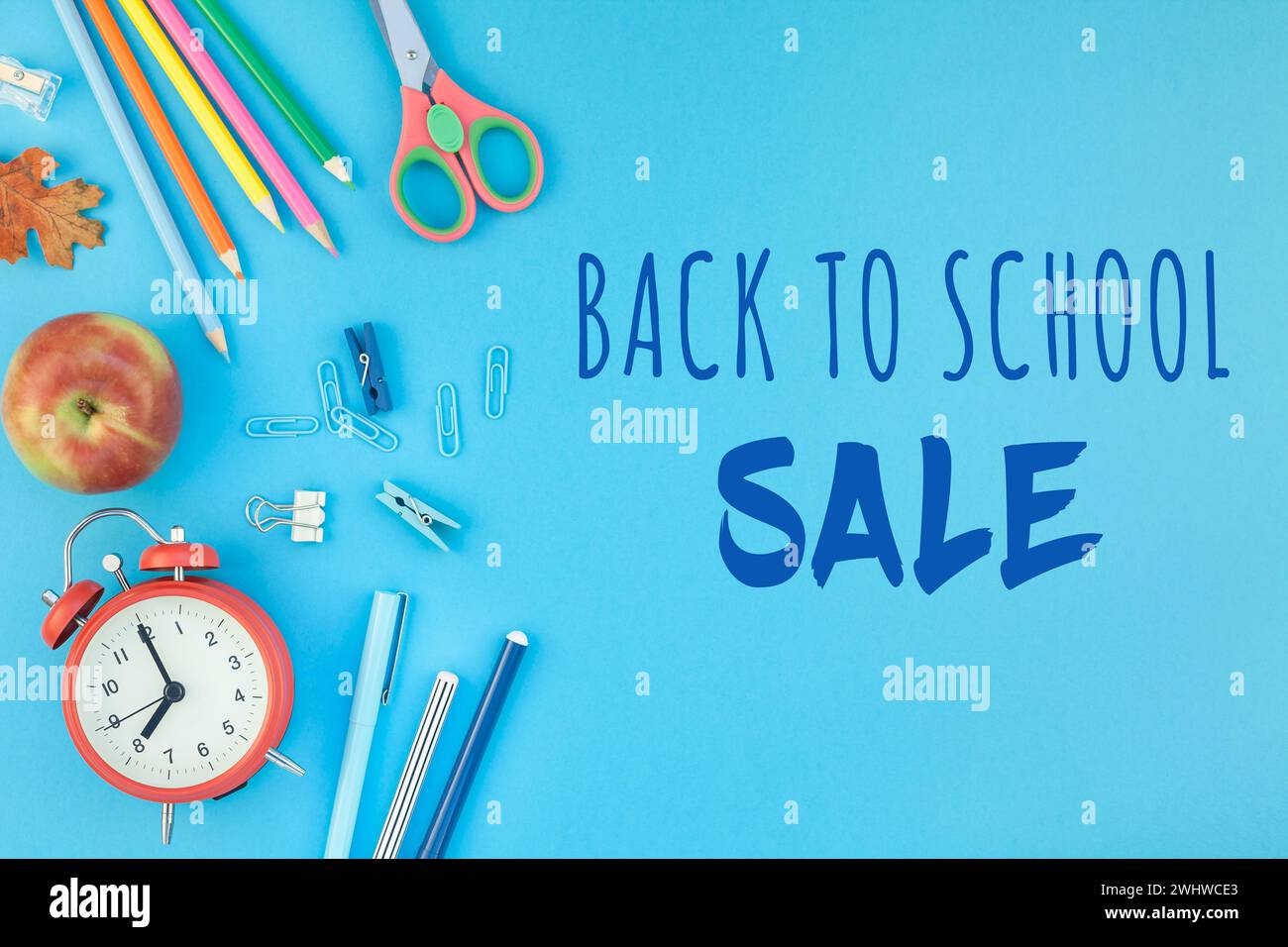 Concetto di promozione Back to School Foto Stock