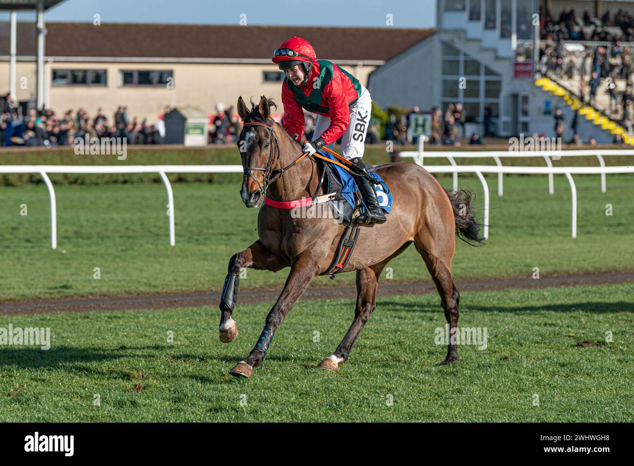 Terza gara a Wincanton 19 febbraio 2022 - Steeple Chase Foto Stock