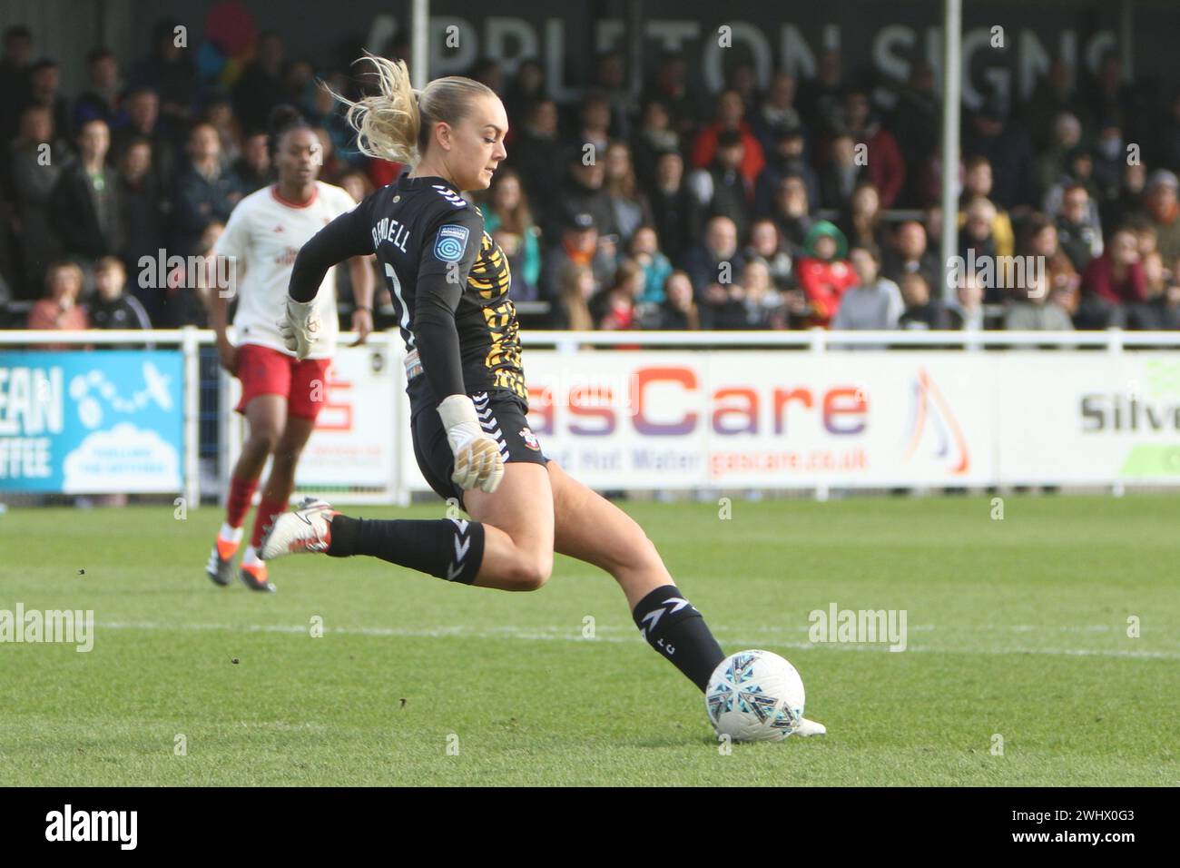 Southampton FC Women vs Manchester United Women Adobe Women's fa Cup al Silverlake Stadium Foto Stock