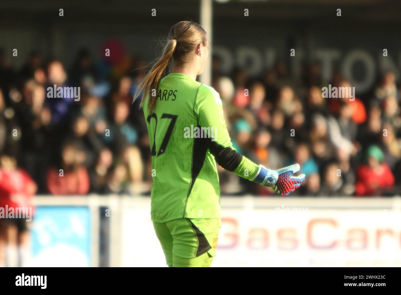 Mary Earps portiere per uomo Utd donne Southampton FC Women contro Manchester United Adobe Women's fa Cup al Silverlake Stadium Foto Stock