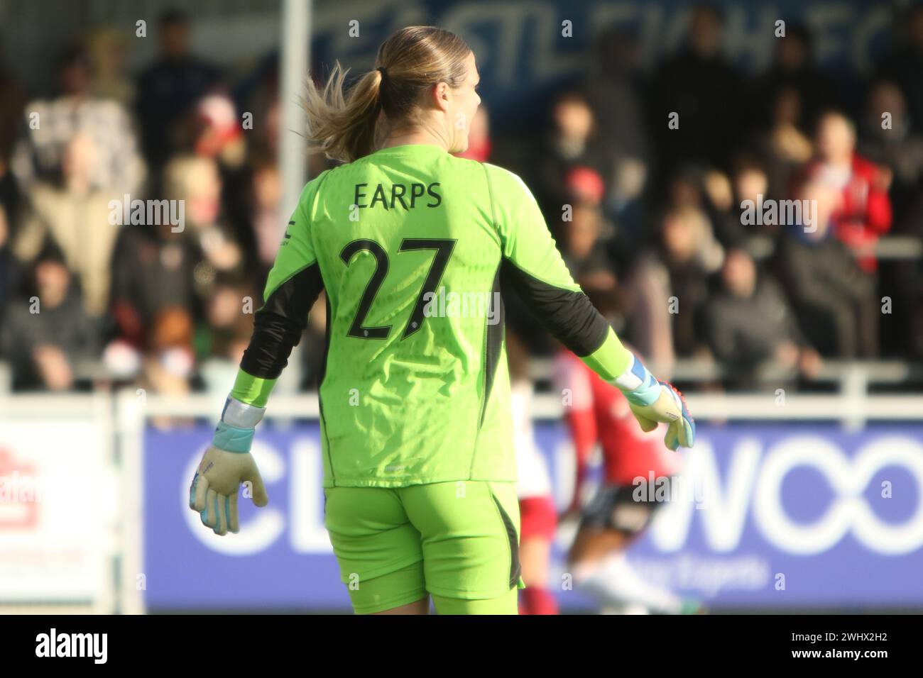 Mary Earps portiere per uomo Utd donne Southampton FC Women contro Manchester United Adobe Women's fa Cup al Silverlake Stadium Foto Stock