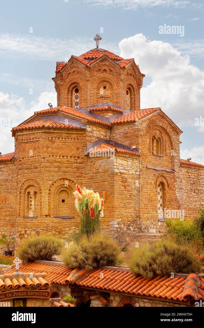 Ocrida, Macedonia del Nord Chiesa di S.. John Kaneo Foto Stock