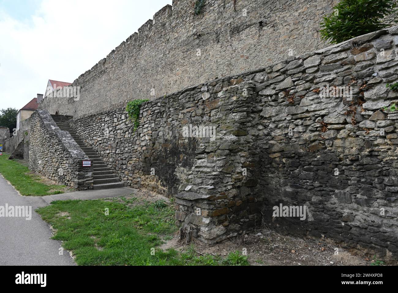 Fortificazione cittadina di Eggenburg, Austria Foto Stock