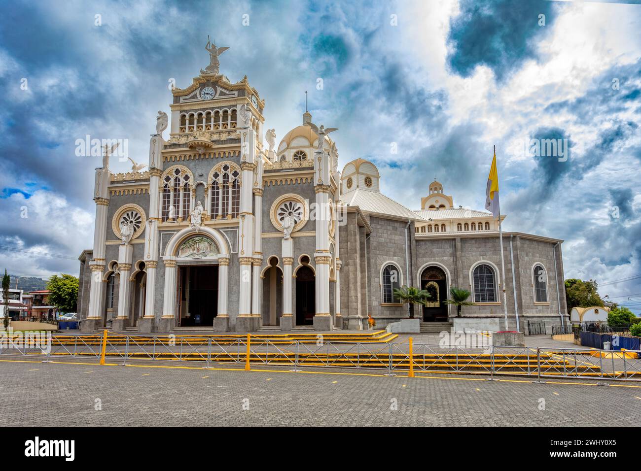 La cattedrale Basilica de Nuestra Senora de los Angeles a Cartago in Costa Rica Foto Stock