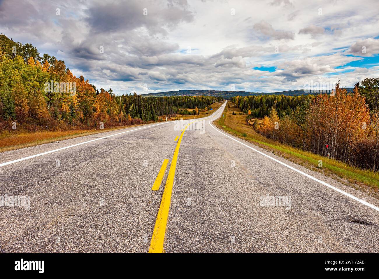 Viaggio in autunno Foto Stock