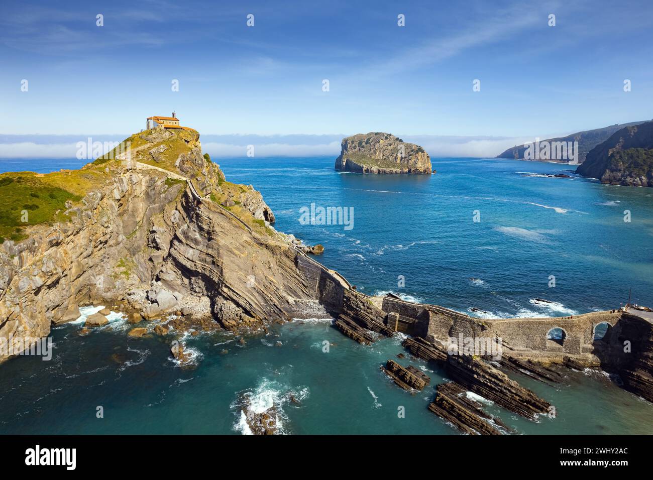 La straordinaria costa della Spagna Foto Stock