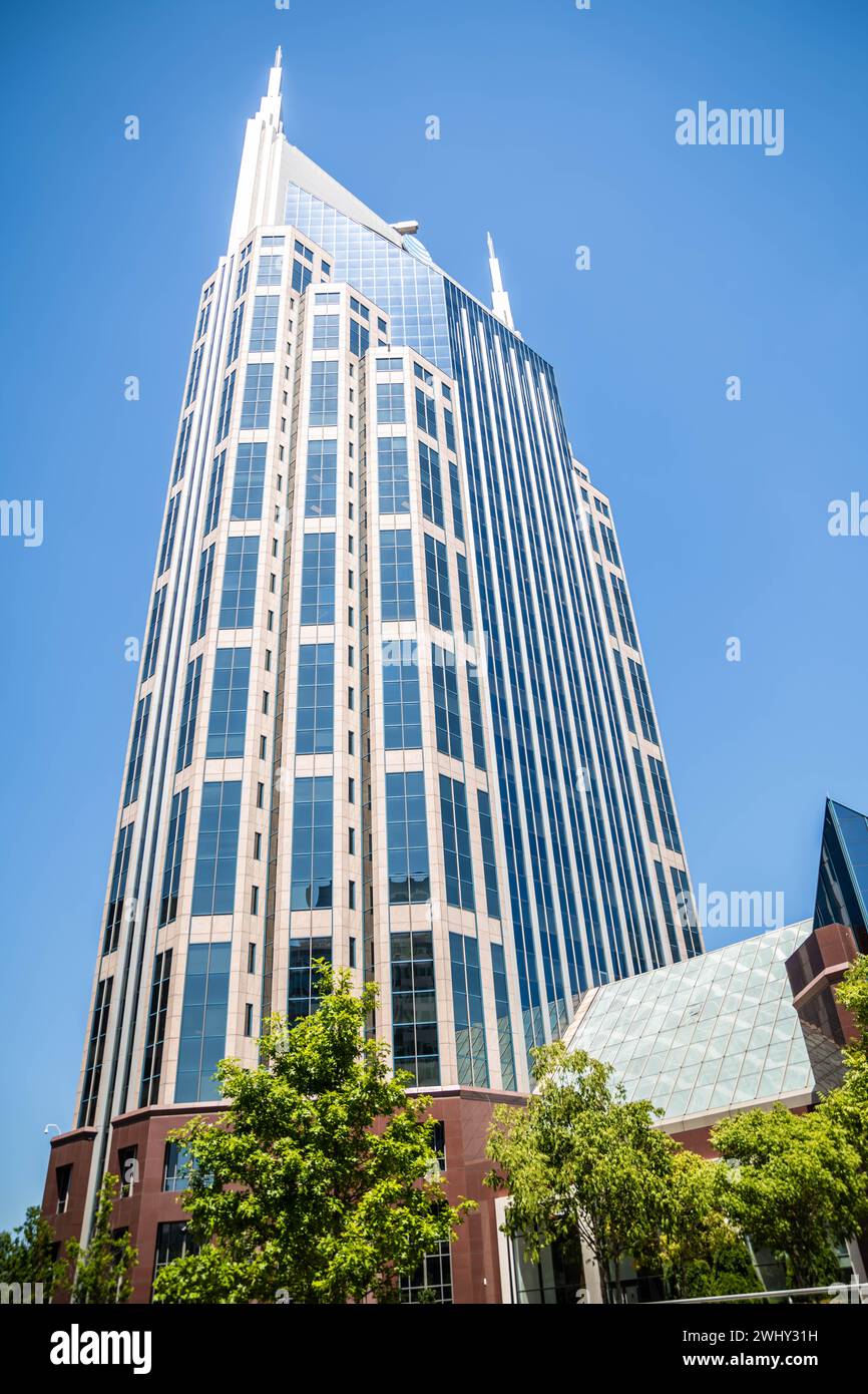 La bellissima città di Nashville, Tennessee Foto Stock