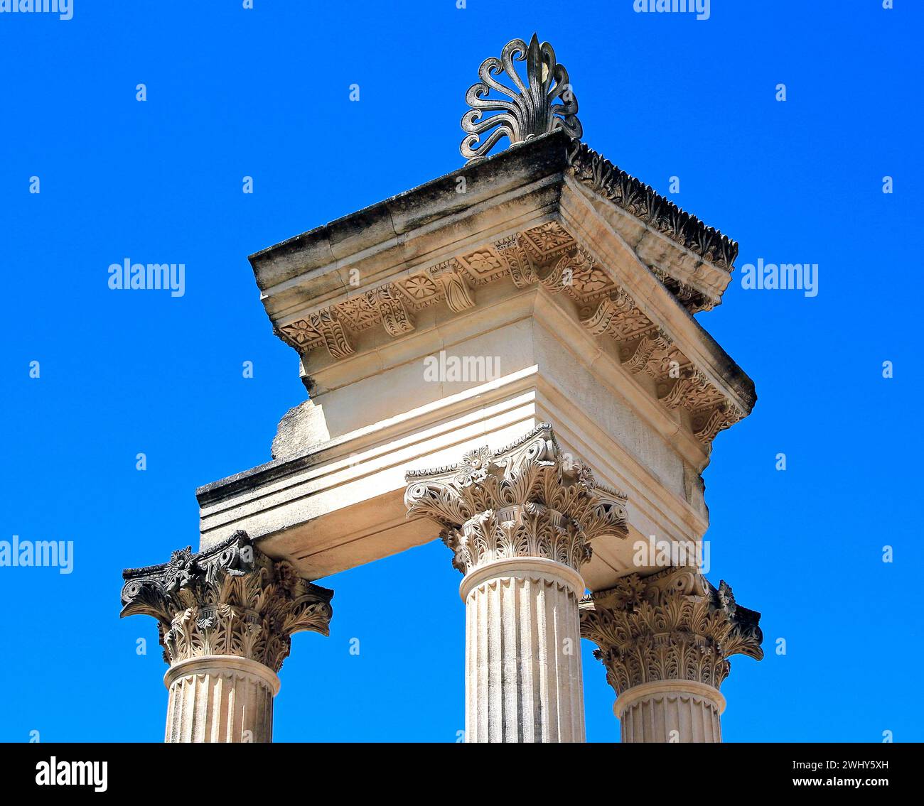 Glanum, rovine, sito archeologico, Saint-Remy de Provence, Francia Foto Stock