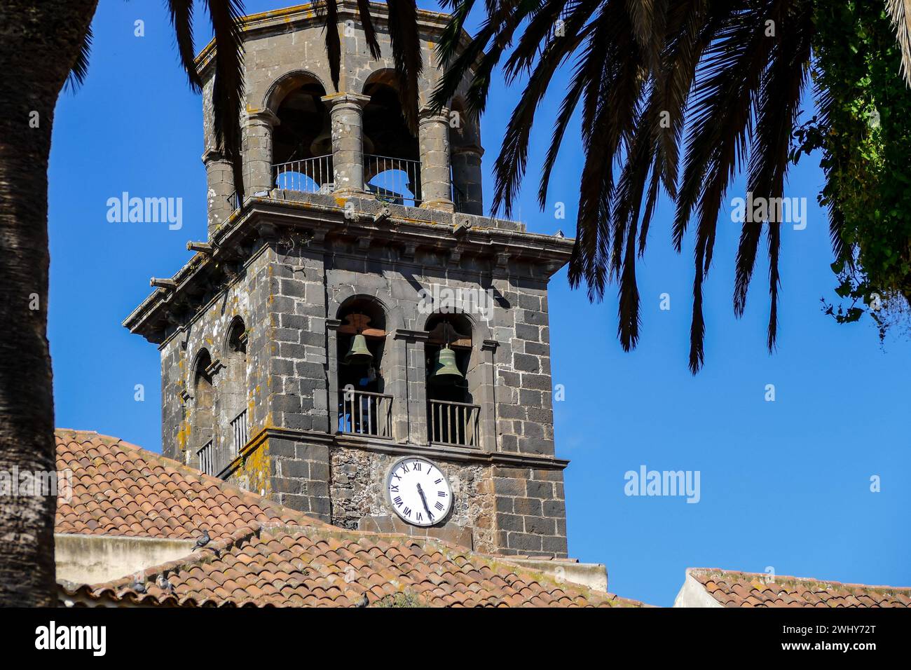 Foto immagine di antichi edifici coloniali a la laguna tenerife isole canarie spagna Foto Stock