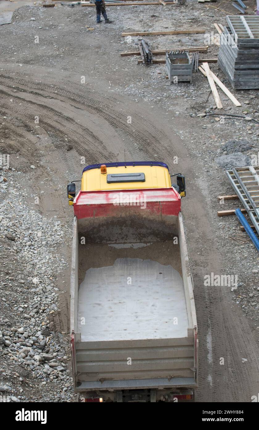 Costruzione di strade in ingegneria civile Foto Stock