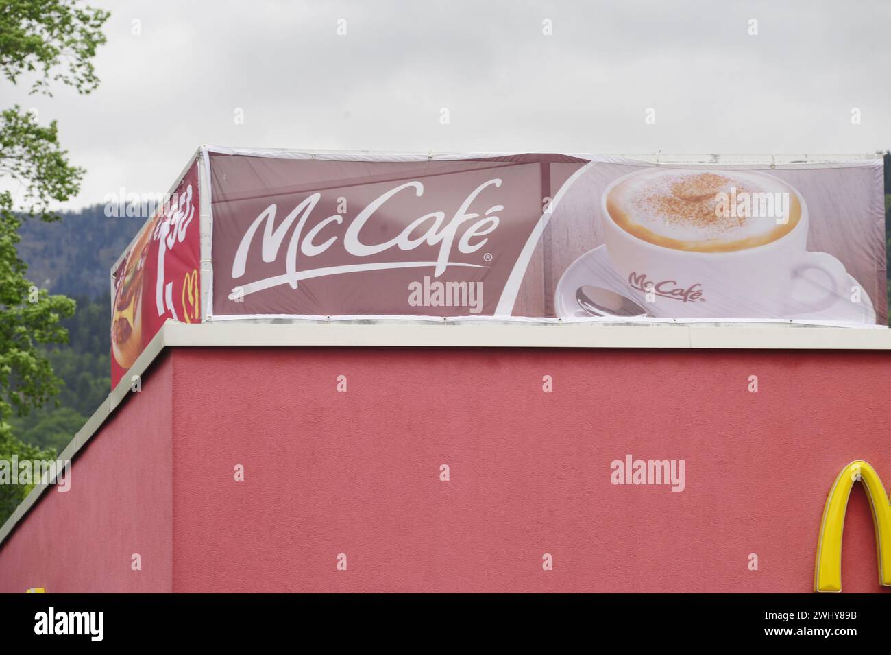 Il ristorante Mac Donalds è ovunque Foto Stock