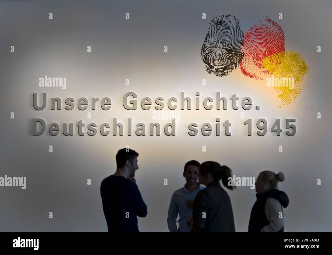 Area d'ingresso nella Casa della storia, Bonn, Renania settentrionale-Vestfalia, Germania, Europa Foto Stock