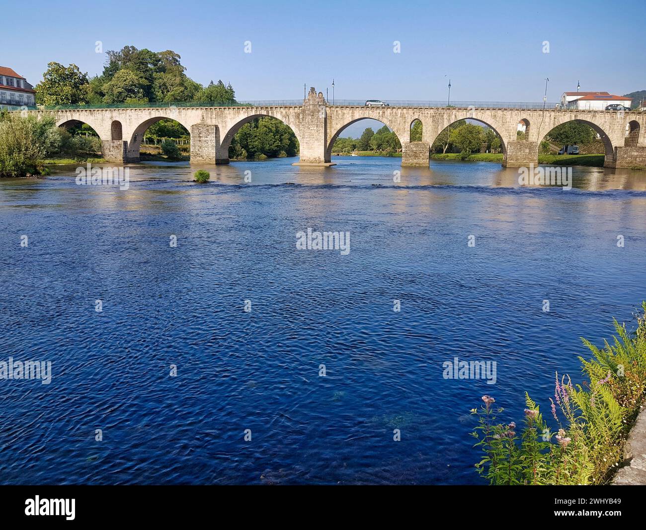 Pont du gard, foto come sfondo Foto Stock