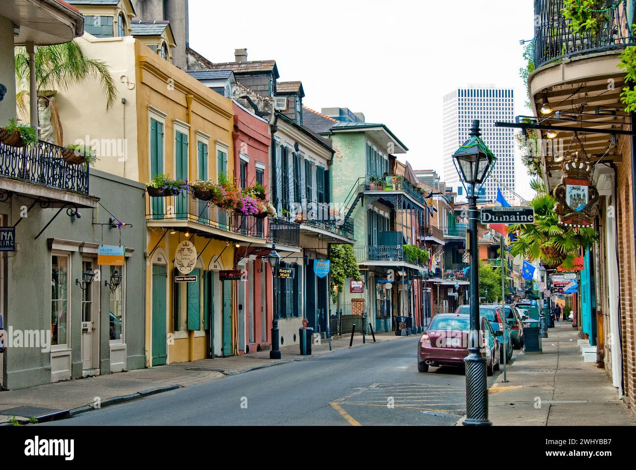 Storico quartiere francese di New Orleans, Louisiana - USA Foto Stock