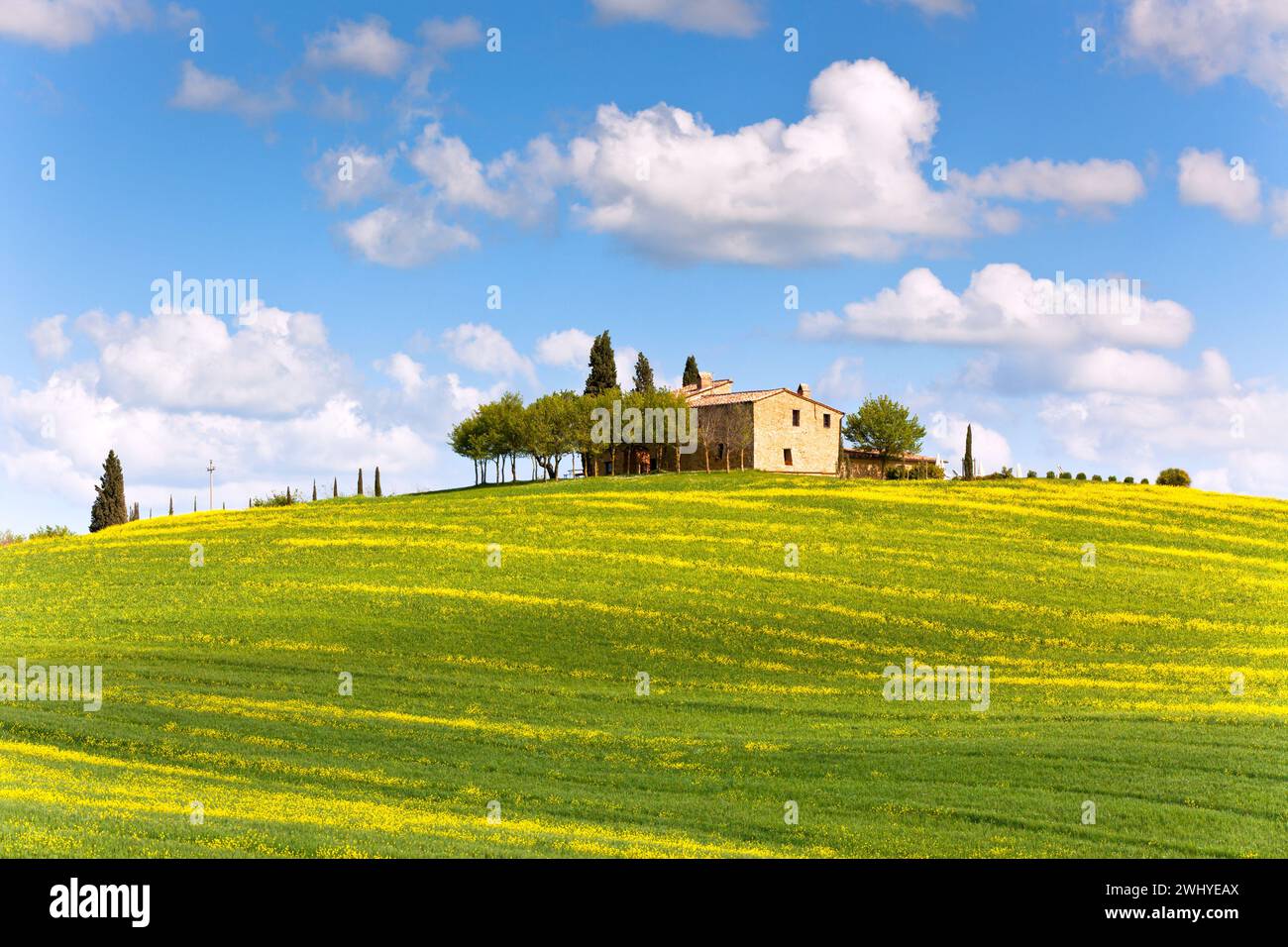 Agriturismo Toscana Foto Stock