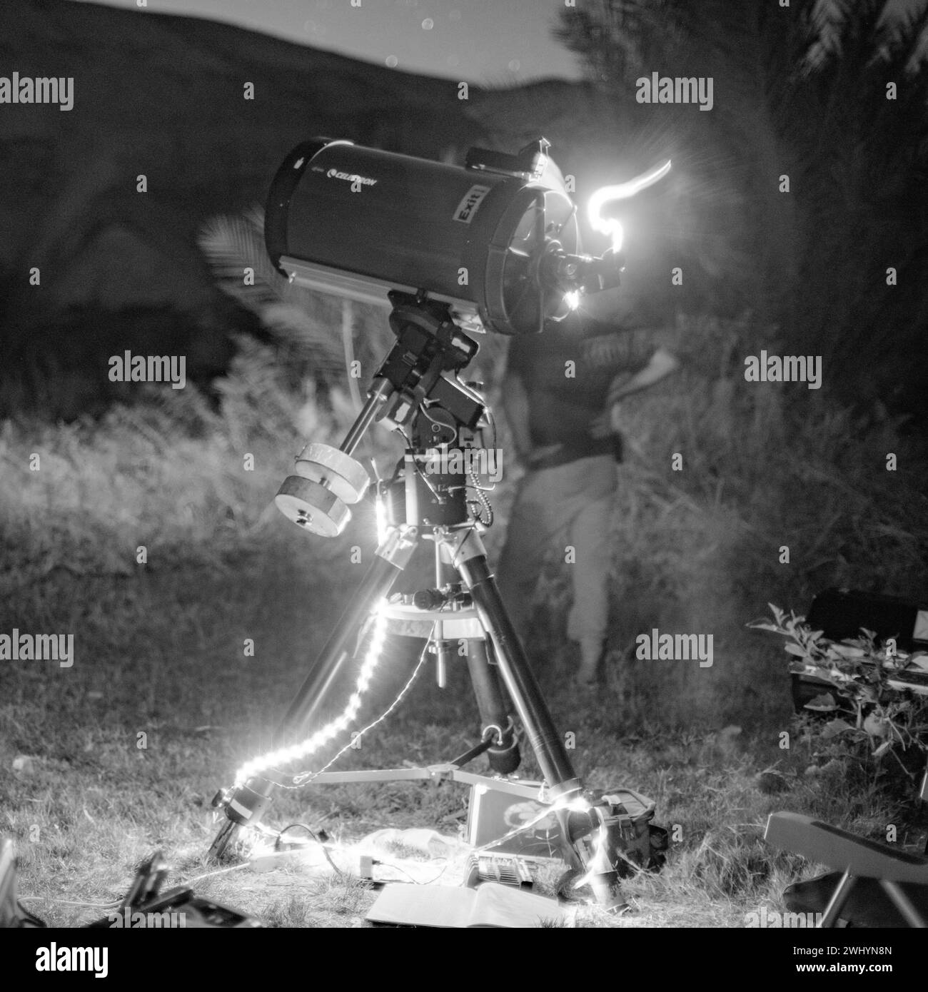 Advanced, Consumer Telescope, Astronomia, astrofotografia, Night Sky, osservazione delle stelle, Telescopic, Starry Night Foto Stock