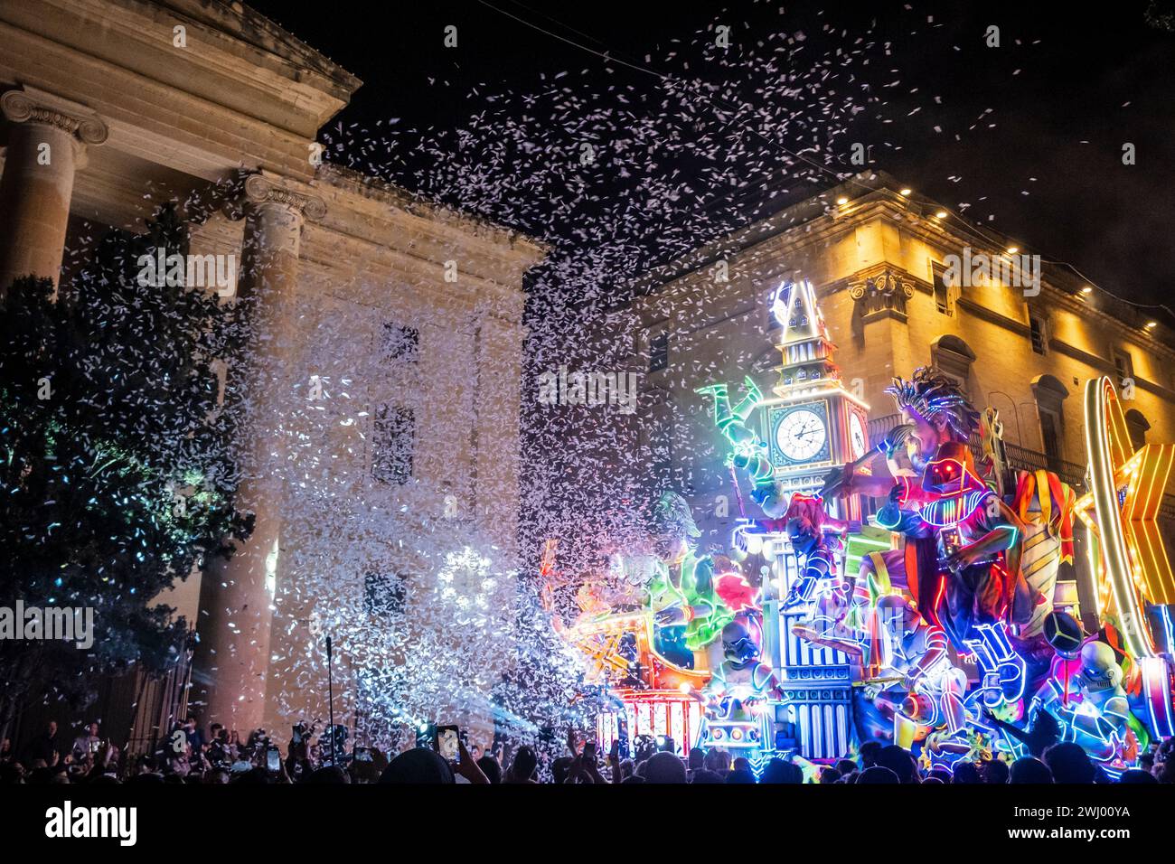 Carnevale di Malta 2024, Valletta, Malta Foto Stock