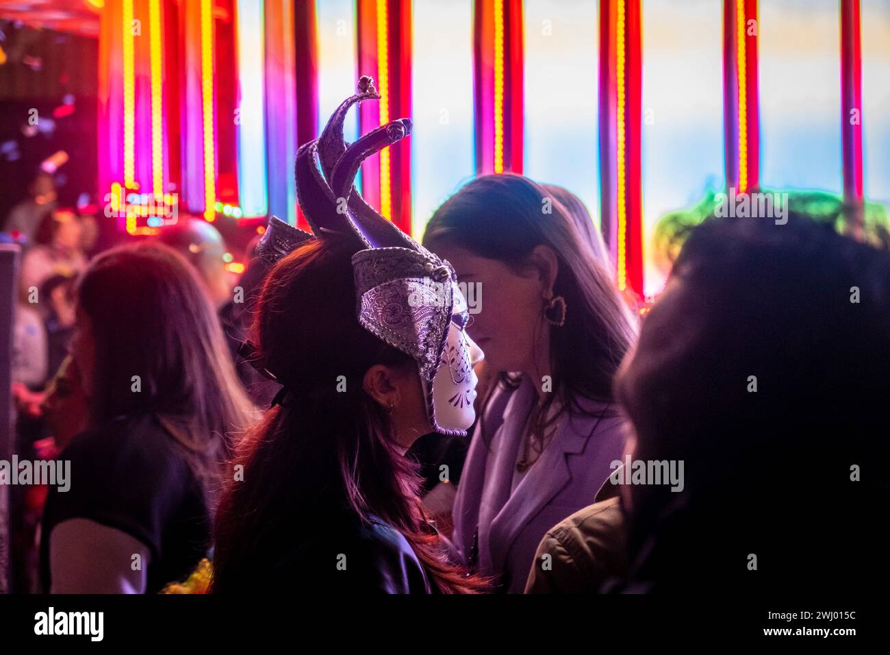 Carnevale di Malta 2024, Valletta, Malta Foto Stock