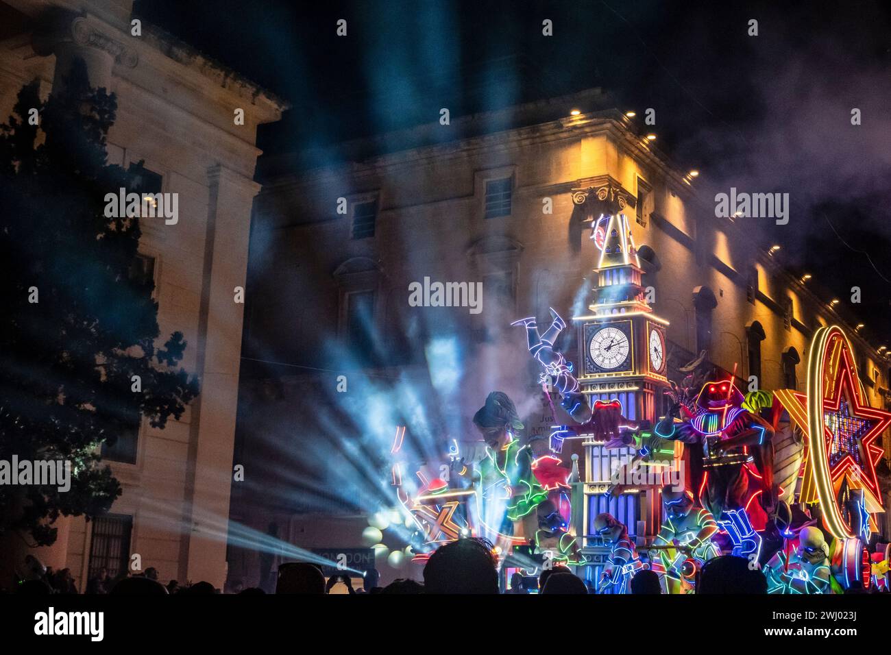 Carnevale di Malta 2024, Valletta, Malta Foto Stock