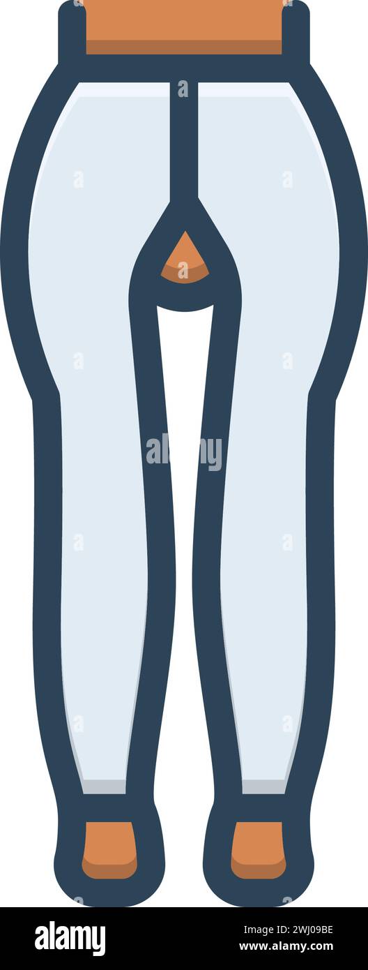 Icona per collant, calze Illustrazione Vettoriale