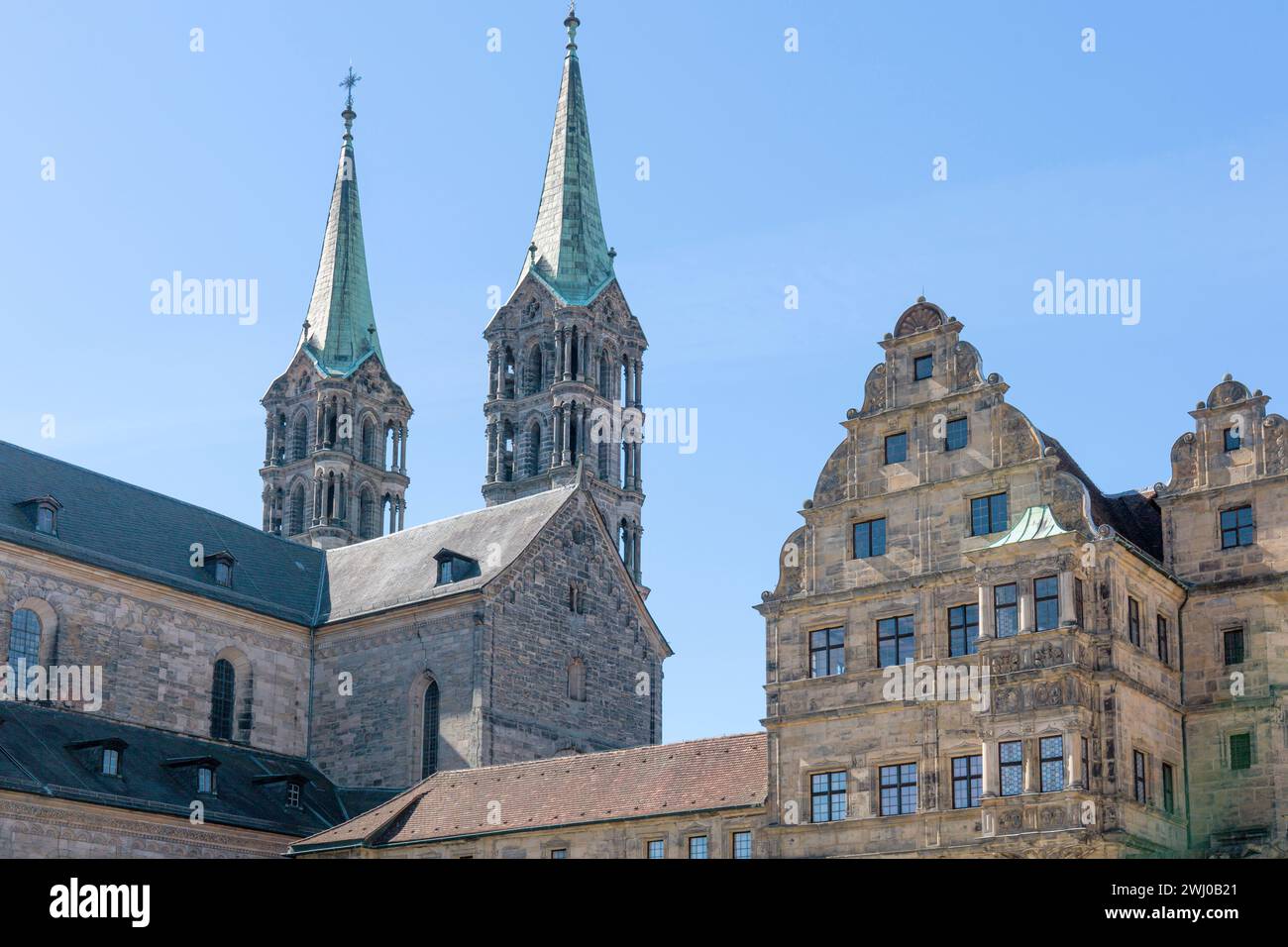 Bamberga, Cattedrale Imperiale, Germania Foto Stock