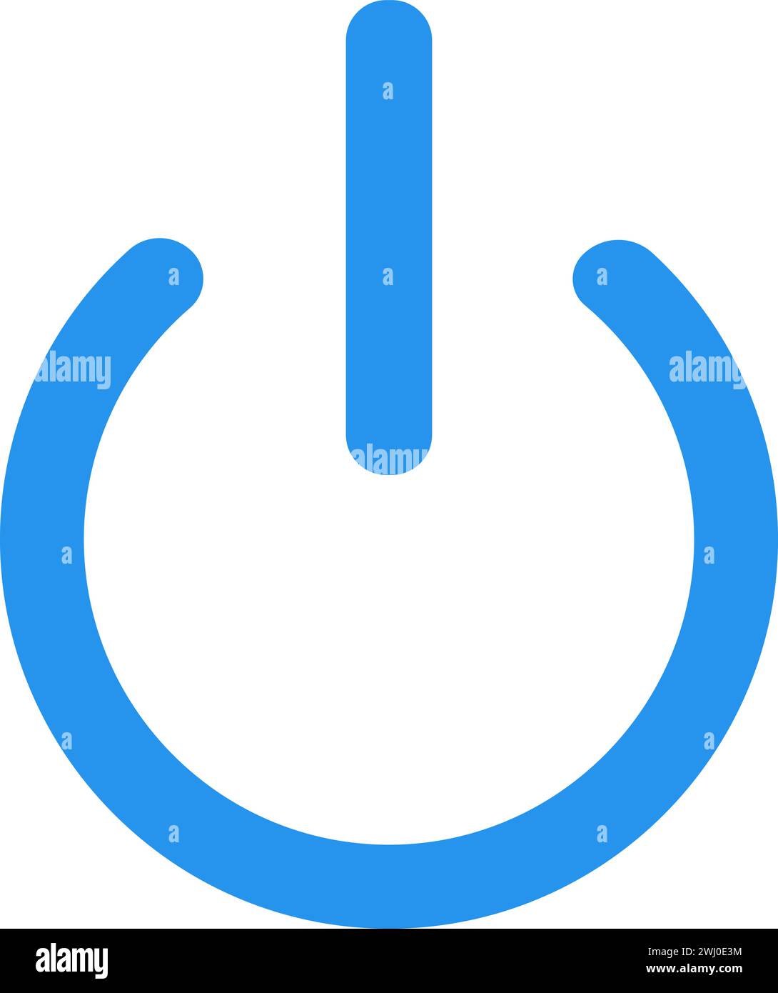 Tasto sensore rotondo. Pulsante di avvio rotondo dinamico e di grande impatto, elemento tecno astratto per un design tecnologico moderno e retrò. Immagine vettoriale di colore semplice Illustrazione Vettoriale