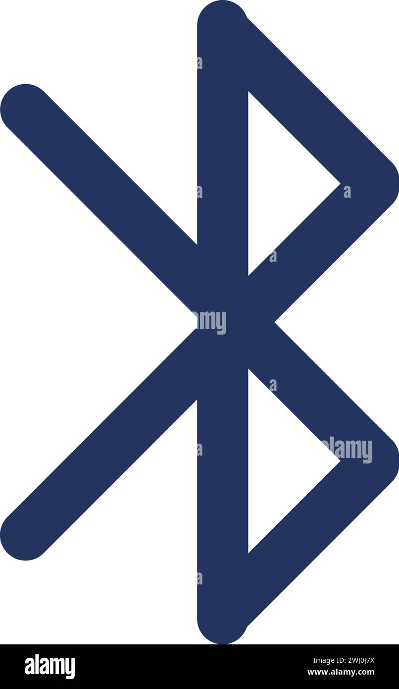 Trasferimento del segnale di dispositivi moderni. Standard di trasmissione wireless, elemento techno astratto per un design tecnologico moderno e retrò. Semplice vettore di colori Illustrazione Vettoriale