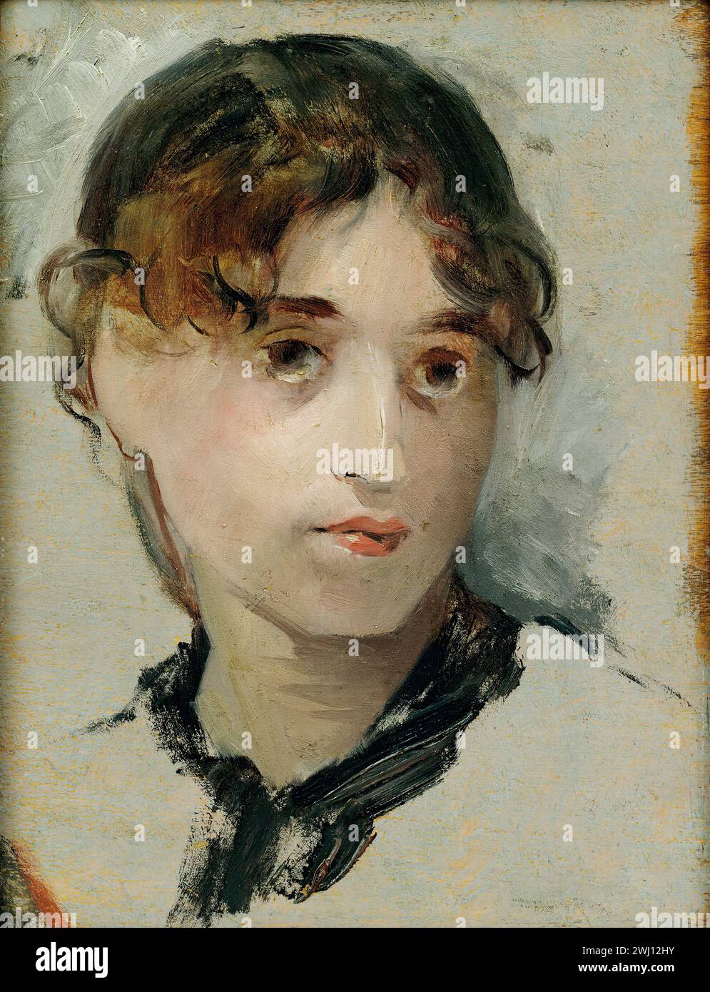 Eva Gonzalès - autoritratto Foto Stock