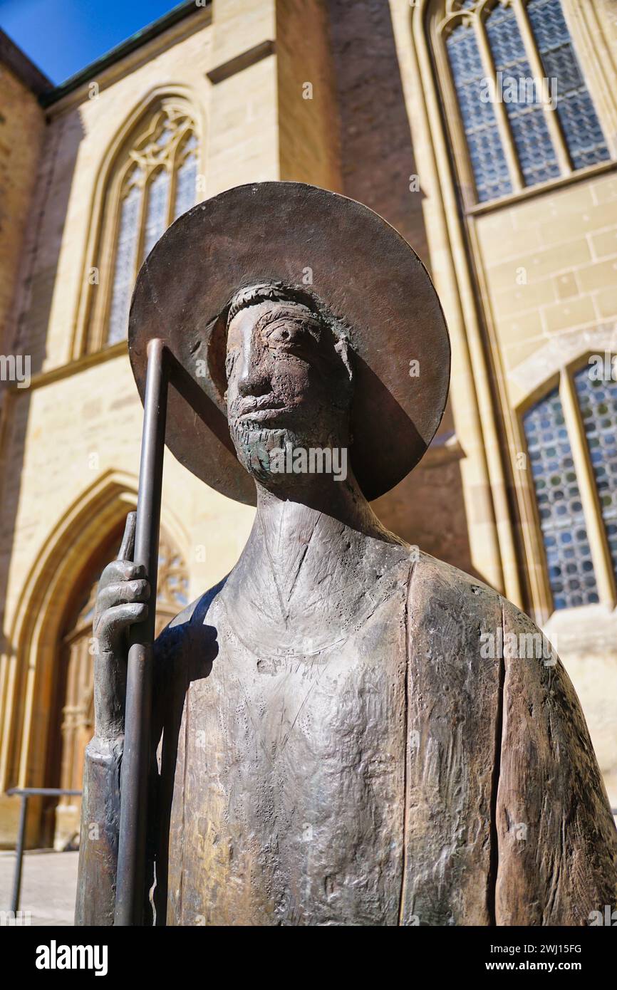 Figura pellegrina a Rothenburg o.d.T. Foto Stock