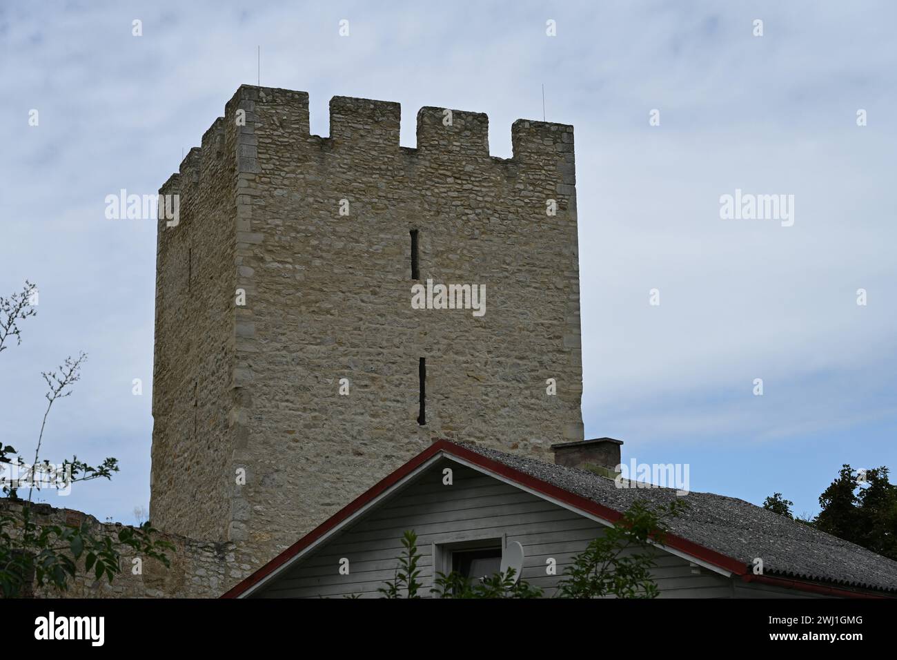 Fortificazione cittadina di Hainburg an der Donau, Austria Foto Stock