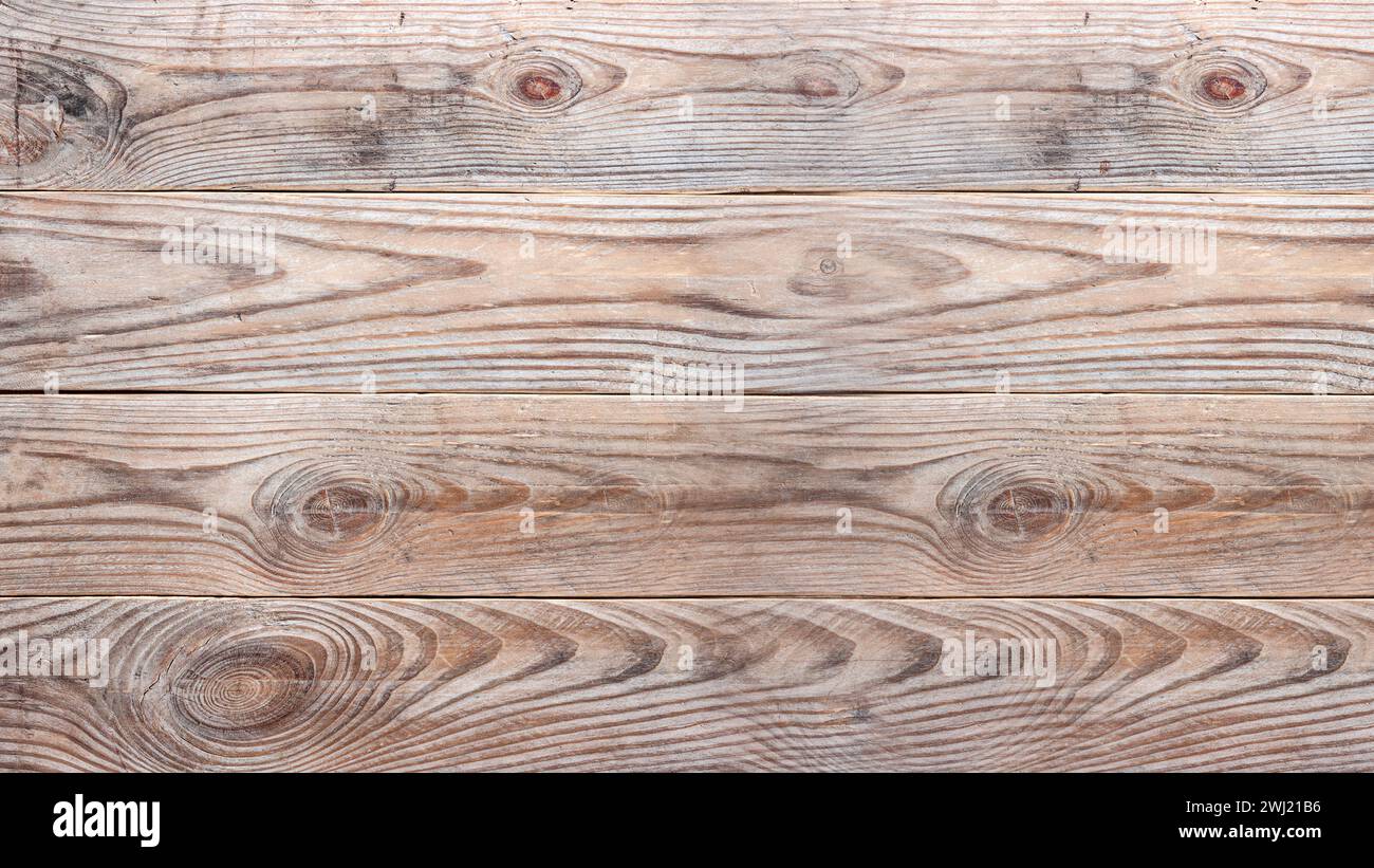 Consistenza di un vecchio tavolo in legno. Struttura in legno. Foto Stock